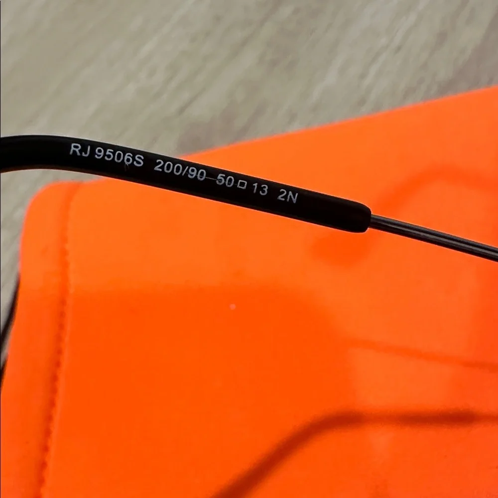 KIDS Ray-Ban Silver Frame Grey Lens Sunglasses